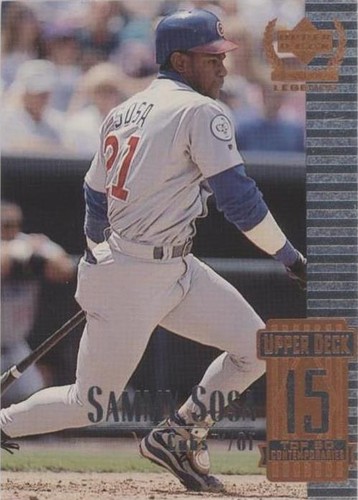 1999 Upper Deck Century Legends - Sammy Sosa #65