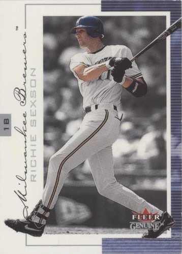 2001 Fleer Genuine - Richie Sexson #24