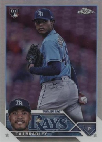 2023 Topps Update Chrome TAJ BRADLEY RC Magenta Refractor 07/399
