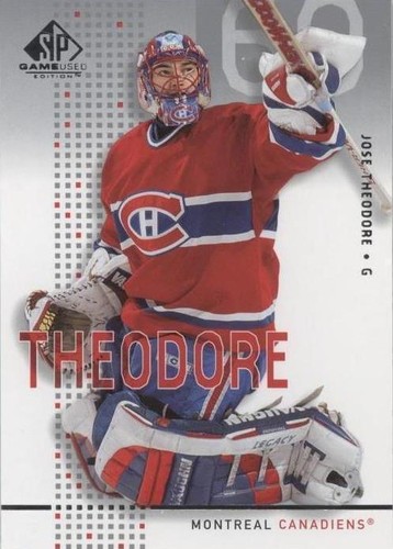 2002-03 SP Game Used - Jose Theodore #25