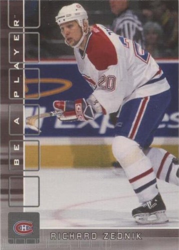 2001-02 In the Game Be A Player Memorabilia - Richard Zednik #261