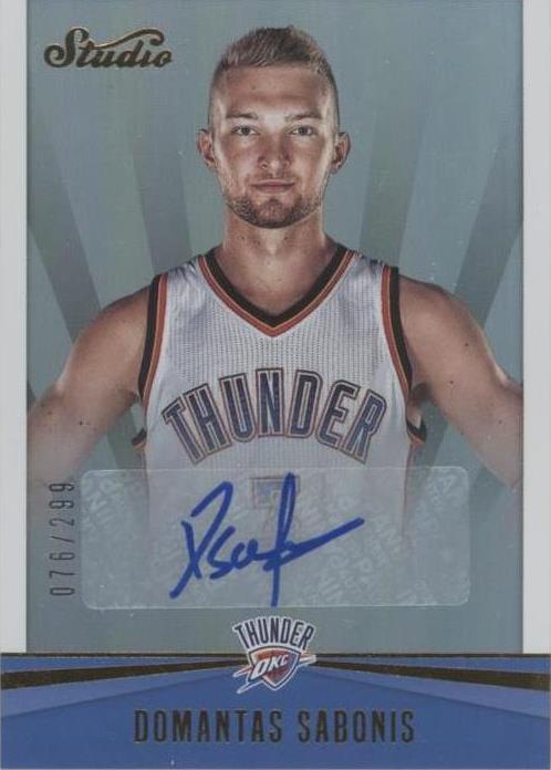 2016-17 Panini Studio - Domantas Sabonis #43