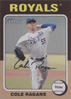 2024 Topps Heritage - Cole Ragans #120