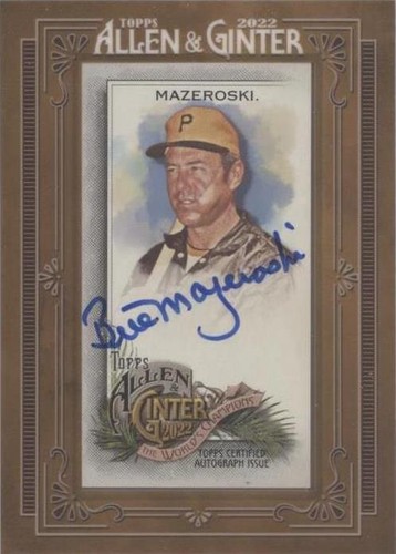 2022 Topps Allen & Ginter - Bill Mazeroski #MA-BM