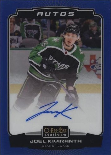 2022-23 O-Pee-Chee Platinum - Joel Kiviranta #BA-JK