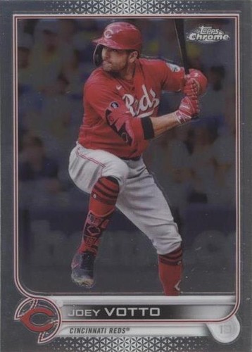 2022 TOPPS CHROME JOEY VOTTO #177 1B CINCINNATI REDS