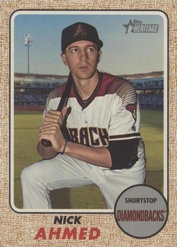 2017 Topps Heritage High Number - Nick Ahmed #673