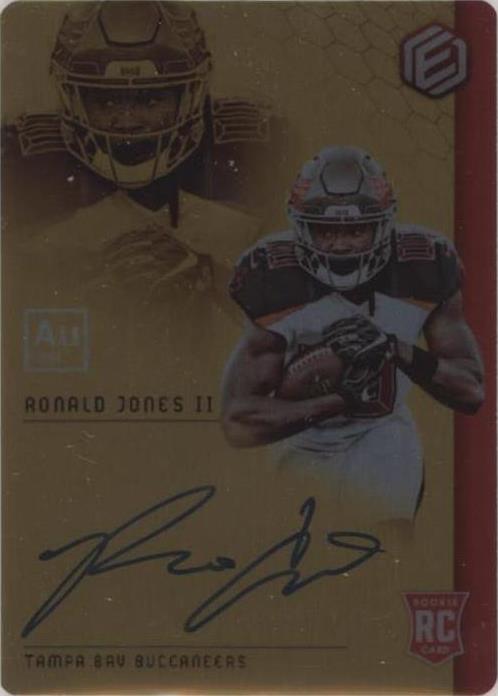 2018 Panini Elements - RPS Rookie Signatures Gold #83 Ronald Jones II ...