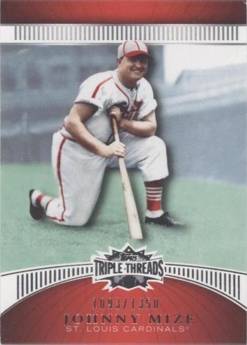 2010 Topps Triple Threads - Johnny Mize #33