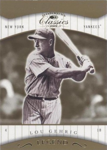 2001 Donruss Classics - Lou Gehrig #178