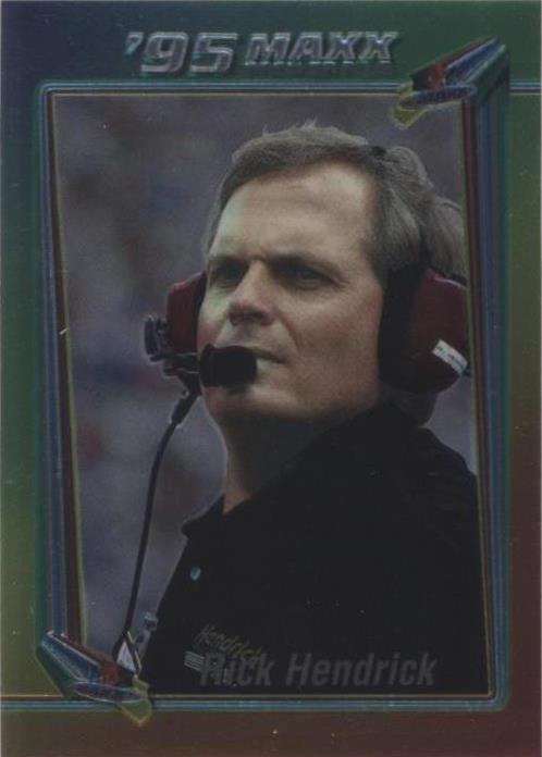 1995 Maxx Premier Plus Chromium - Rick Hendrick #74