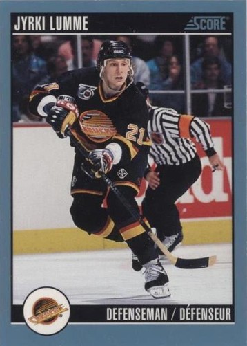 1992-93 Score Canadian - Jyrki Lumme #318