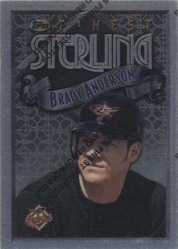 1996 Topps Finest - Brady Anderson #346