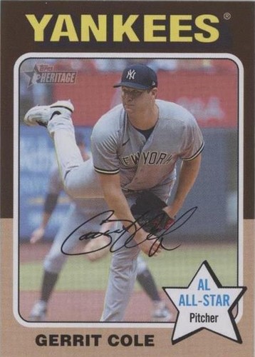 2024 Topps Heritage - Gerrit Cole #331