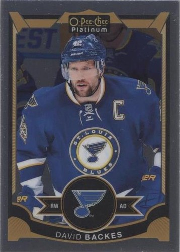 2015-16 O-Pee-Chee Platinum - David Backes #89