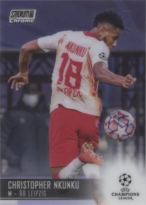 2020-21 Topps Stadium Club Chrome UCL Christopher Nkunku #65