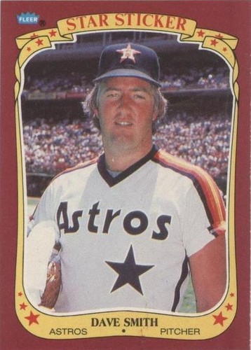 1986 Fleer Star Stickers - Dave Smith #111