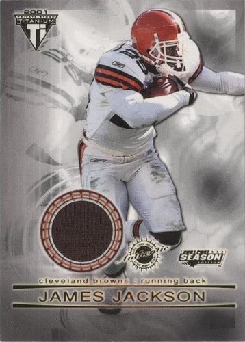 2001 Pacific Private Stock Titanium Postseason James Jackson #35