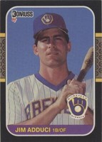 1987 Donruss - Jim Adduci #495