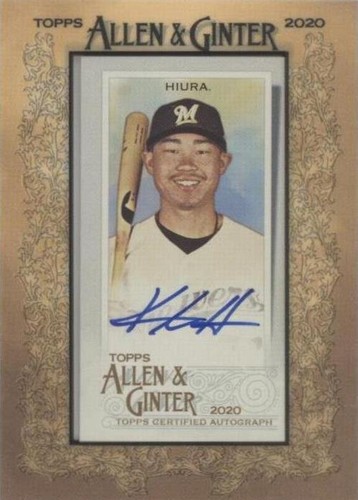 2020 Topps Allen & Ginter's - Keston Hiura #MA-KH