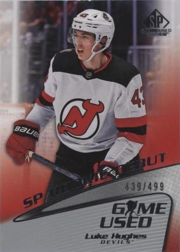 2023-24 Upper Deck SP Game Used - Luke Hughes #R-8