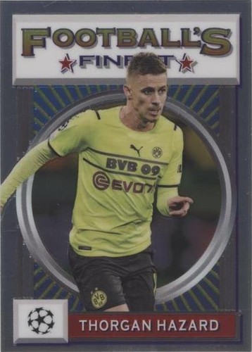 2021-22 Topps Finest Flashbacks UCL Thorgan Hazard #116