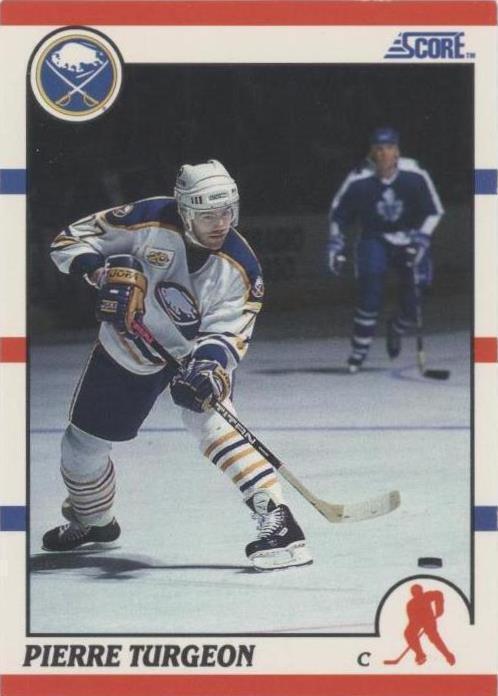 1990-91 Score 100 Hottest Players and Rising Stars - Pierre Turgeon #53