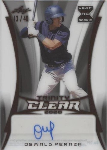 2020 Leaf Trinity - Oswald Peraza #CA-OP1