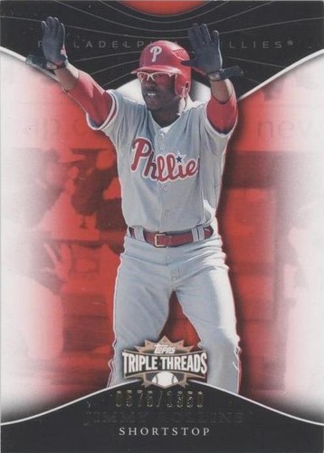 2009 Topps Triple Threads - Jimmy Rollins #40