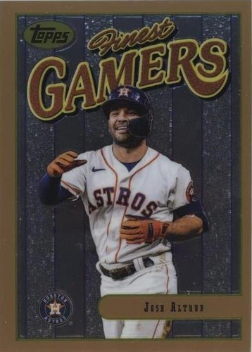 2023 Topps Finest Flashbacks - Jose Altuve #52