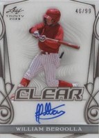 2023 Leaf Trinity - William Bergolla #CA-WB2