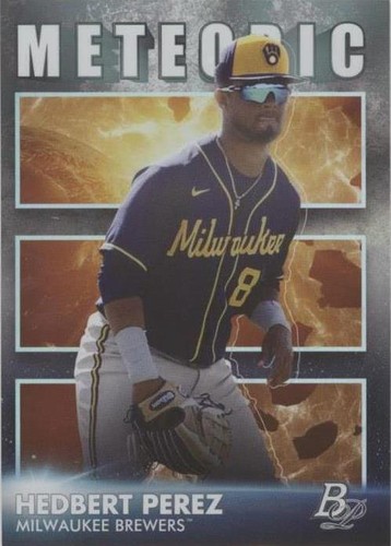 2021 Bowman Platinum - Hedbert Perez #MET-1