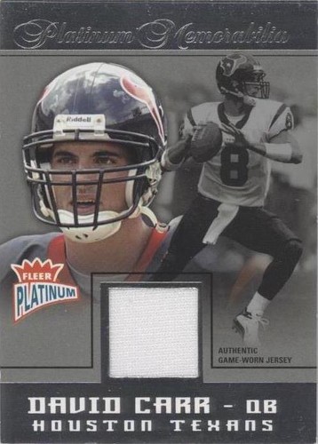 2004 Fleer Platinum David Carr #PM-DC