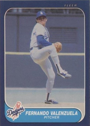 1986 Fleer - Fernando Valenzuela #145