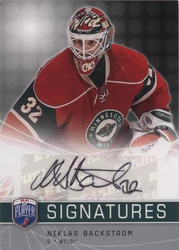 2008-09 Upper Deck Be a Player - Nicklas Backstrom #S-NB