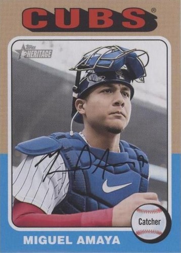 2024 Topps Heritage - Miguel Amaya #294