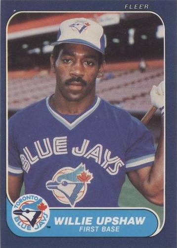 1986 Fleer - Willie Upshaw #72