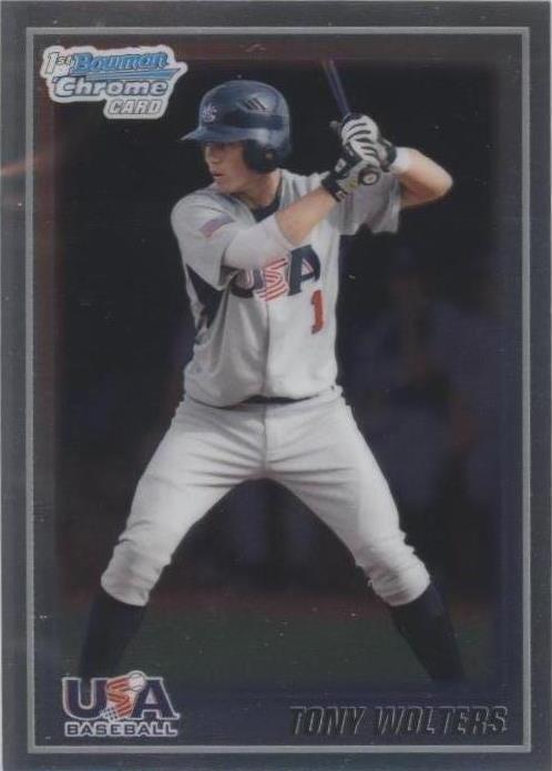 2010 Bowman Chrome - Tony Wolters #USA18-BC20