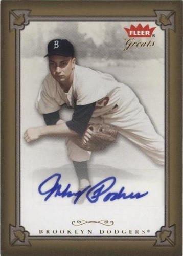 2004 Fleer Greats of the Game - Johnny Podres #GBA-JP2
