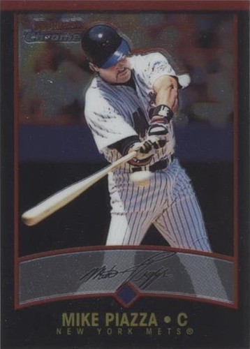 2001 Bowman Chrome - Mike Piazza #77