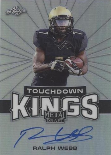 2018 Leaf Metal Draft Ralph Webb #TK-RW1