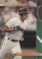 1993 Topps Stadium Club Teams - Will Clark #9