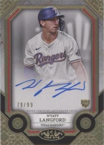 2024 Topps Tier One - Wyatt Langford #T1A-WL