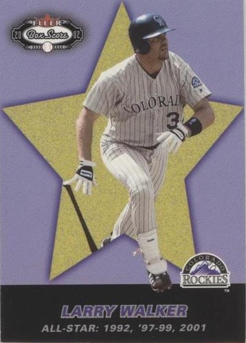 2002 Fleer Box Score - Larry Walker #270