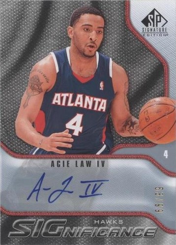 2009-10 SP Signature Edition - Acie Law #S-AL