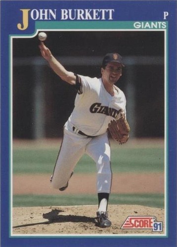 1991 Score - John Burkett #70