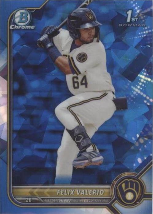 2022 Bowman Sapphire Edition - Felix Valerio #BCP-128
