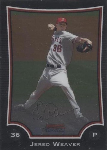 2009 Bowman Chrome - Jered Weaver #156