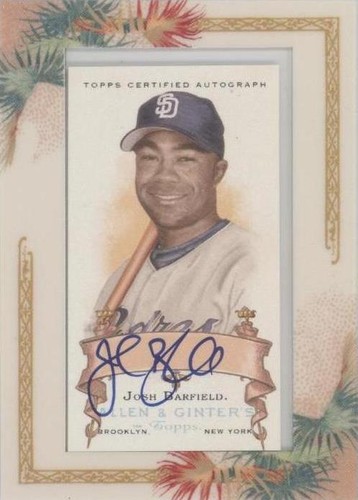 2006 Topps Allen & Ginter's - Josh Barfield #AGA-JBA