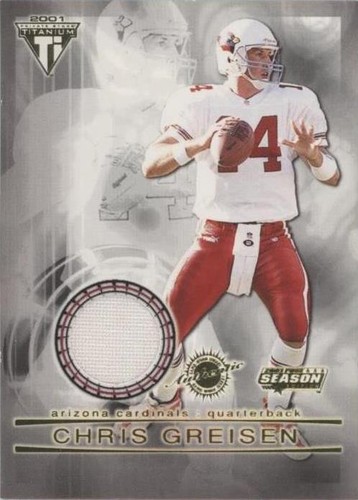 2001 Pacific Private Stock Titanium Postseason Chris Greisen #2